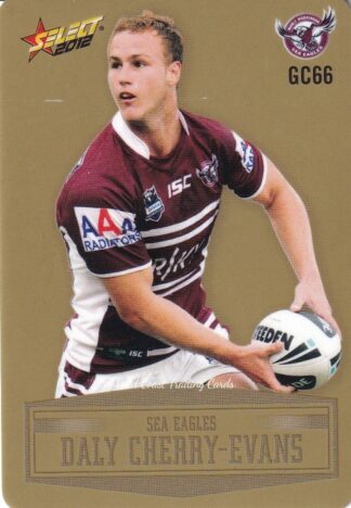 2012 NRL Champions Gold Parallel - GC066 Daly Cherry-Evans Manly Sea Eagles