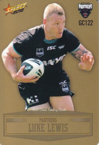 2012 NRL Champions Gold Parallel - GC122 Luke Lewis Penrith Panthers
