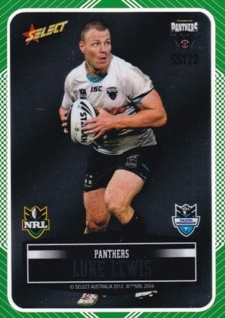 2012 NRL Champions Peeled Parallel Card - PSS122 Luke Lewis Penrith Panthers
