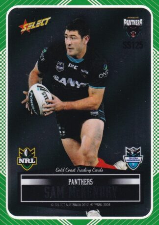 2012 NRL Champions Peeled Parallel Card - PSS125 Sam McKendry Penrith Panthers