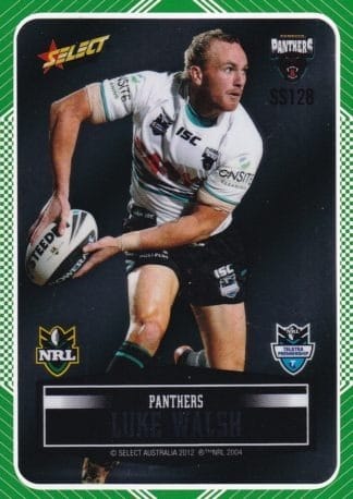 2012 NRL Champions Peeled Parallel Card - PSS128 Luke Walsh Penrith Panthers