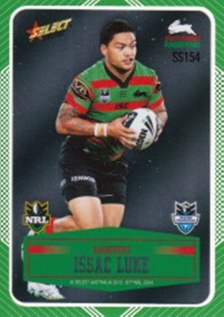 2012 NRL Champions Peeled Parallel Card - PSS154 Issac Luke South Sydney Rabbitohs