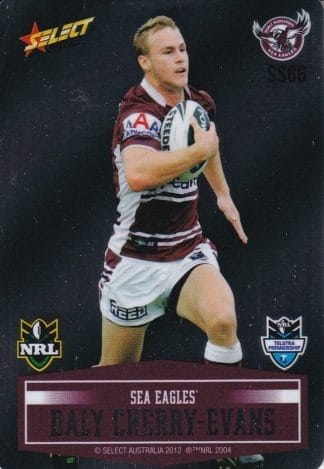 2012 NRL Champions Unpeeled Parallel Card - SS066 Daly Cherry-Evans Manly Sea Eagles