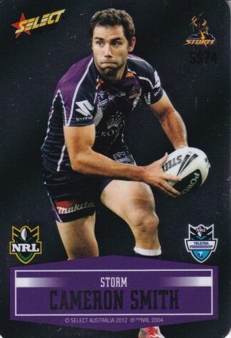 2012 NRL Champions Unpeeled Parallel Card - SS074 Cameron Smith Melbourne Storm