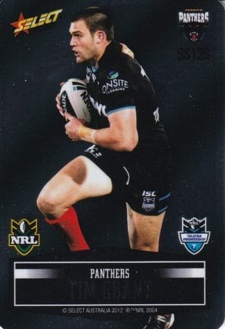 2012 NRL Champions Unpeeled Parallel Card - SS129 Tim Grant Penrith Panthers