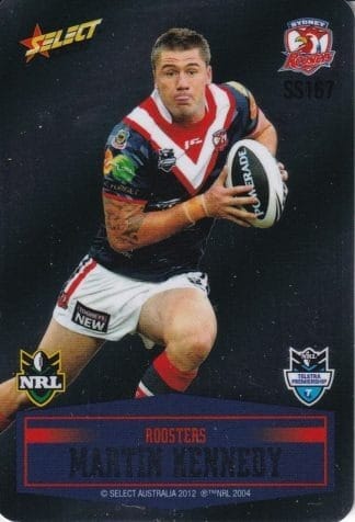 2012 NRL Champions Unpeeled Parallel Card - SS167 Martin Kennedy Sydney Roosters