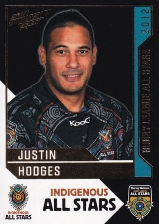 2012 NRL Dynasty Indigenous All Star - AS04 Justin Hodges