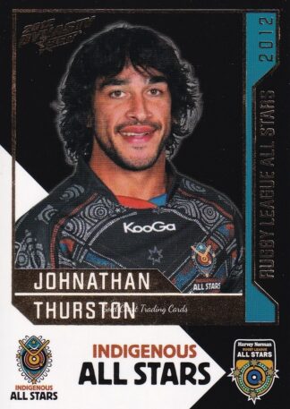 2012 NRL Dynasty Indigenous All Star - AS06 Johnathan Thurston