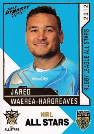 2012 NRL Dynasty NRL All Star - AS36 Jared Waerea-Hargreaves