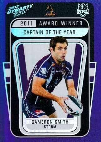 2012 NRL Dynasty Award Winner - AW5 Cameron Smith Melbourne Storm