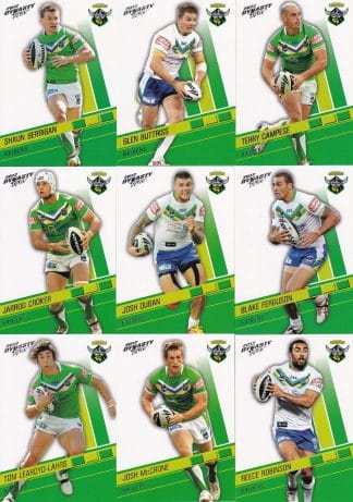 2012 NRL Dynasty Base Team Set - Canberra Raiders