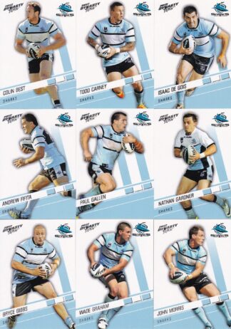 2012 NRL Dynasty Base Team Set - Cronulla Sharks
