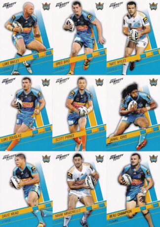 2012 NRL Dynasty Base Team Set - Gold Coast Titans