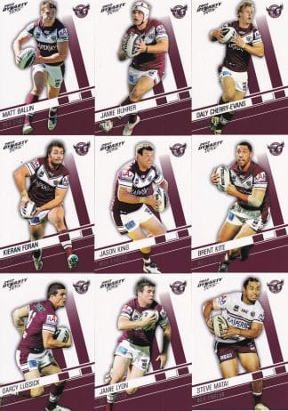 2012 NRL Dynasty Base Team Set - Manly Sea Eagles