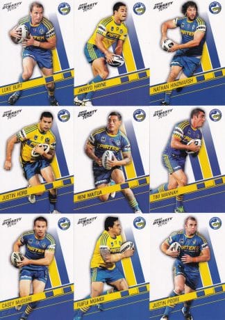 2012 NRL Dynasty Base Team Set - Parramatta Eels