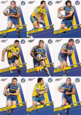 2012 NRL Dynasty Base Team Set - Parramatta Eels