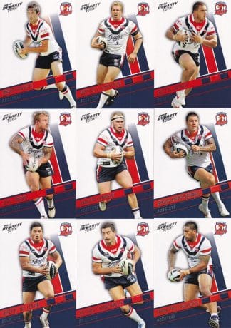 2012 NRL Dynasty Base Team Set - Sydney Roosters