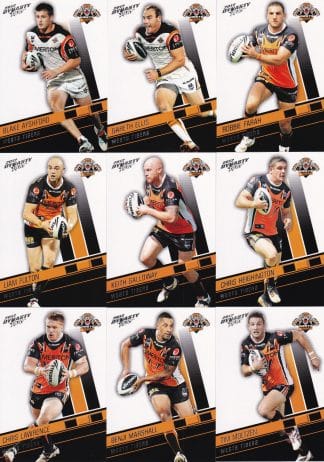 2012 NRL Dynasty Base Team Set - Wests Tigers