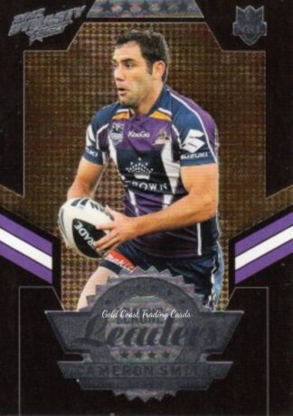 2012 NRL Dynasty Black League Leader - LLB07 Cameron Smith Melbourne Storm