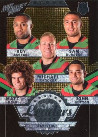 2012 NRL Dynasty Black League Leader - LLB14 Asotasi & Crocker South Sydney Rabbitohs