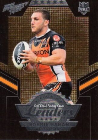 2012 NRL Dynasty Black League Leader - LLB16 Robbie Farah Wests Tigers