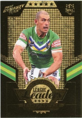 2012 NRL Dynasty Gold League Leader - LLG02 Terry Campese Canberra Raiders