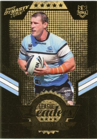 2012 NRL Dynasty Gold League Leader - LLG04 Paul Gallen Cronulla Sharks