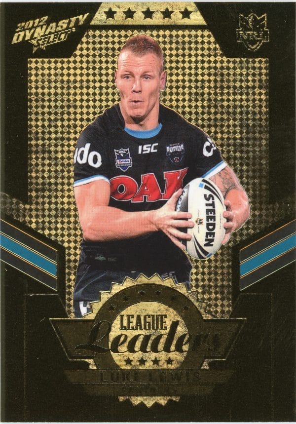2012 NRL Dynasty Gold League Leader - LLG11 Luke Lewis Penrith Panthers