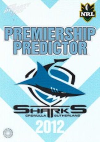 2012 NRL Dynasty Premiership Predictor - PC04 Cronulla Sharks