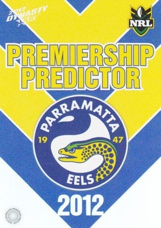 2012 NRL Dynasty Premiership Predictor - PC10 Parramatta Eels
