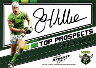 2012 NRL Dynasty Top Prospect - TPS03 Sam Williams Canberra Raiders