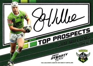 2012 NRL Dynasty Top Prospect - TPS03 Sam Williams Canberra Raiders