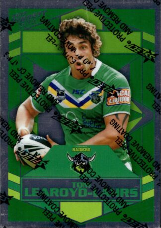 2012 NRL Dynasty Upside Down Silver Parallel - USP023 Tom Learoyd-Lahrs Canberra Raiders