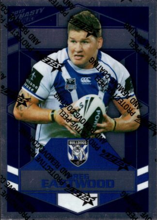 2012 NRL Dynasty Upside Down Silver Parallel - USP030 Greg Eastwood Canterbury Bulldogs