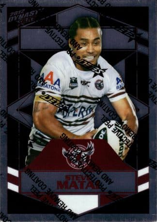 2012 NRL Dynasty Upside Down Silver Parallel - USP073 Steve Matai Manly Sea Eagles