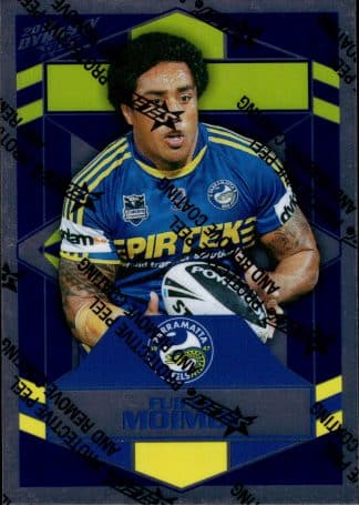 2012 NRL Dynasty Upside Down Silver Parallel - USP120 Fuifui Moimoi Parramatta Eels
