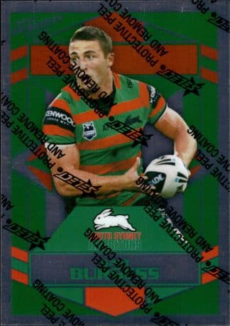 2012 NRL Dynasty Upside Down Silver Parallel - USP150 Sam Burgess South Sydney Rabbitohs
