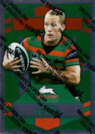2012 NRL Dynasty Upside Down Silver Parallel - USP151 Jason Clark South Sydney Rabbitohs
