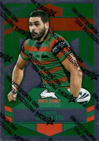 2012 NRL Dynasty Upside Down Silver Parallel - USP155 Greg Inglis South Sydney Rabbitohs