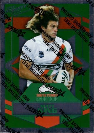 2012 NRL Dynasty Upside Down Silver Parallel - USP156 Matt King South Sydney Rabbitohs