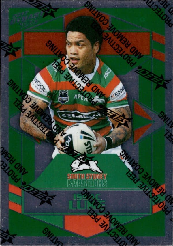 2012 NRL Dynasty Upside Down Silver Parallel - USP157 Issac Luke South Sydney Rabbitohs