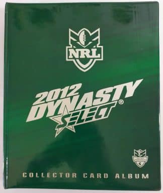 2012 NRL Dynasty Album With Full Base Set - 196 Common Cards