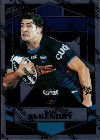 2012 NRL Dynasty Upside Down Silver Parallel - USP132 Sam McKendry Penrith Panthers