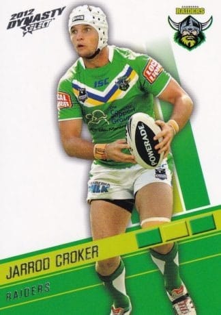 2012 NRL Dynasty Common Card - Base 020 Jarrod Croker Canberra Raiders
