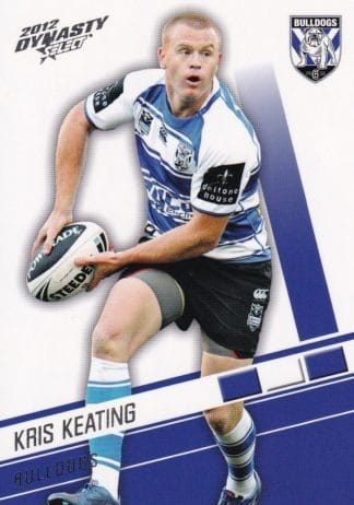 2012 NRL Dynasty Common Card - Base 035 Kris Keating Canterbury Bulldogs