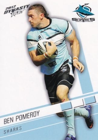 2012 NRL Dynasty Common Card - Base 050 Ben Pomeroy Cronulla Sharks