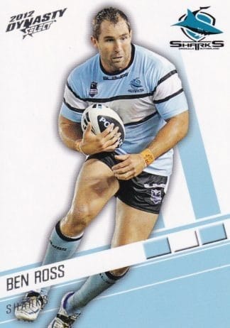 2012 NRL Dynasty Common Card - Base 051 Ben Ross Cronulla Sharks