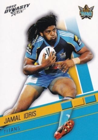 2012 NRL Dynasty Common Card - Base 058 Jamal Idris Gold Coast Titans