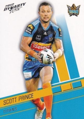 2012 NRL Dynasty Common Card - Base 062 Scott Prince Gold Coast Titans