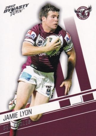 2012 NRL Dynasty Common Card - Base 072 Jamie Lyon Manly Sea Eagles